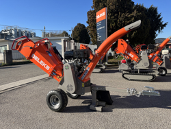 biotrituratore a scoppio professionale per la produzione di cippato mod dk 800 lf