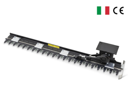 barra tagliasiepi falciante idraulica 130cm per siepi e alberi mod hrd 130