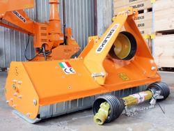 trincia a mazze per trattore serie leggera 1m di taglio trinciaerba per prato e vigneto mod lince 80