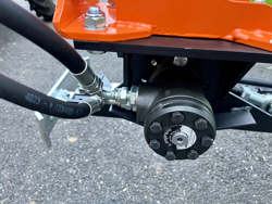 braccio decespugliatore idraulico con barra falciante potasiepi per trattore mod falco