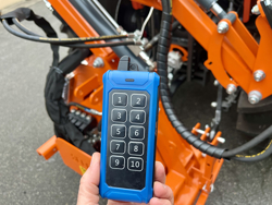 braccio decespugliatore idraulico con barra falciante potasiepi per trattore mod falcow