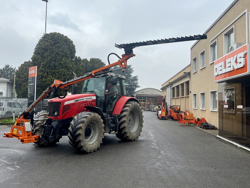 braccio decespugliatore idraulico con barra falciante potasiepi per trattore mod falcow