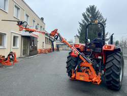 braccio decespugliatore idraulico con barra falciante potasiepi per trattore mod falco h