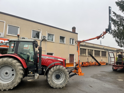 braccio decespugliatore idraulico con barra falciante potasiepi per trattore mod falco h