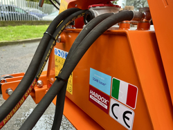 braccio decespugliatore idraulico con barra falciante potasiepi per trattore mod falco h