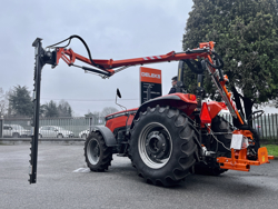 braccio decespugliatore idraulico con barra falciante potasiepi per trattore mod falco hw