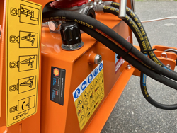 braccio decespugliatore idraulico con barra falciante potasiepi per trattore mod falco hw