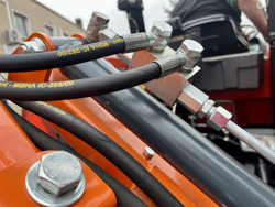 braccio decespugliatore idraulico con barra falciante potasiepi per trattore mod falco hw