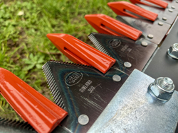 braccio decespugliatore idraulico con barra falciante potasiepi per trattore mod falco hw