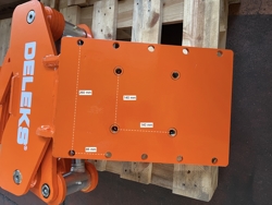 cesoia forestale pinza per tronchi miniescavatori mod cf 11