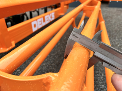 erpice rotante con rullo per trattore kr 210