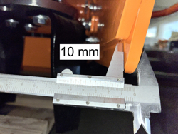 erpice rotante con rullo per trattore kr 210