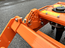 erpice rotante con rullo per trattore kr 210