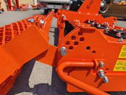 erpice rotante con rullo per trattore kr 120r