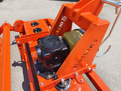 erpice rotante con rullo per trattore kr 210r