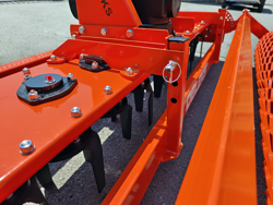 erpice rotante con rullo per trattore kr 210r
