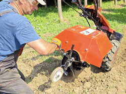 aratro rotativo doppio motocoltivatore