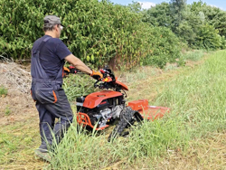 motocoltivatore cingolato deleks motore loncin420cc