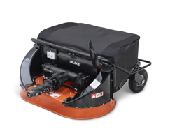 rm100 piatto con raccolta motocoltivatore deleks