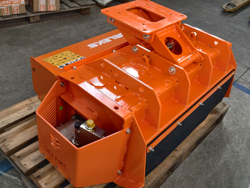 trincia rovi per miniescavatore da 80cm decespugliatore idraulico mod arj 80