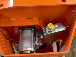 trincia rovi per miniescavatore da 80cm decespugliatore idraulico mod arj 80