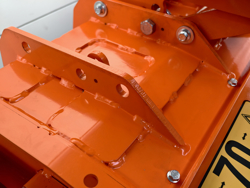 trincia rovi per miniescavatore da 80cm decespugliatore idraulico mod arj 80