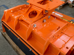 trincia rovi per miniescavatore da 80cm decespugliatore idraulico mod arj 80