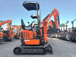 miniescavatore compatto motore kubota s100a