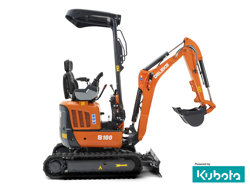miniescavatore compatto motore kubota s100a