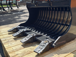 benna grigliata per miniescavatore s100 500sts30