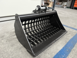 benna grigliata per miniescavatore m100 600st