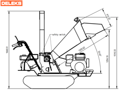 biotrituratore a scoppio dk 1000t