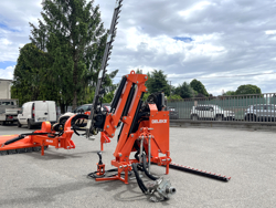 braccio decespugliatore idraulico per trattore trincia o barra tosasiepi mod merlo