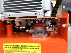 braccio decespugliatore idraulico per trattore trincia o barra tosasiepi mod merlo