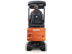 miniescavatore compatto e110