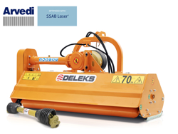trinciatrice spostabile per trattore 165cm di taglio con mazze per erba e sarmenti mod lince sp165h
