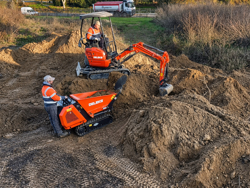 minidumper motore kubota m8000