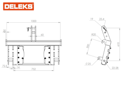 sgombraneve con attacco per pala frontale del trattore mod ln 175 e RICONDIZIONATO 51